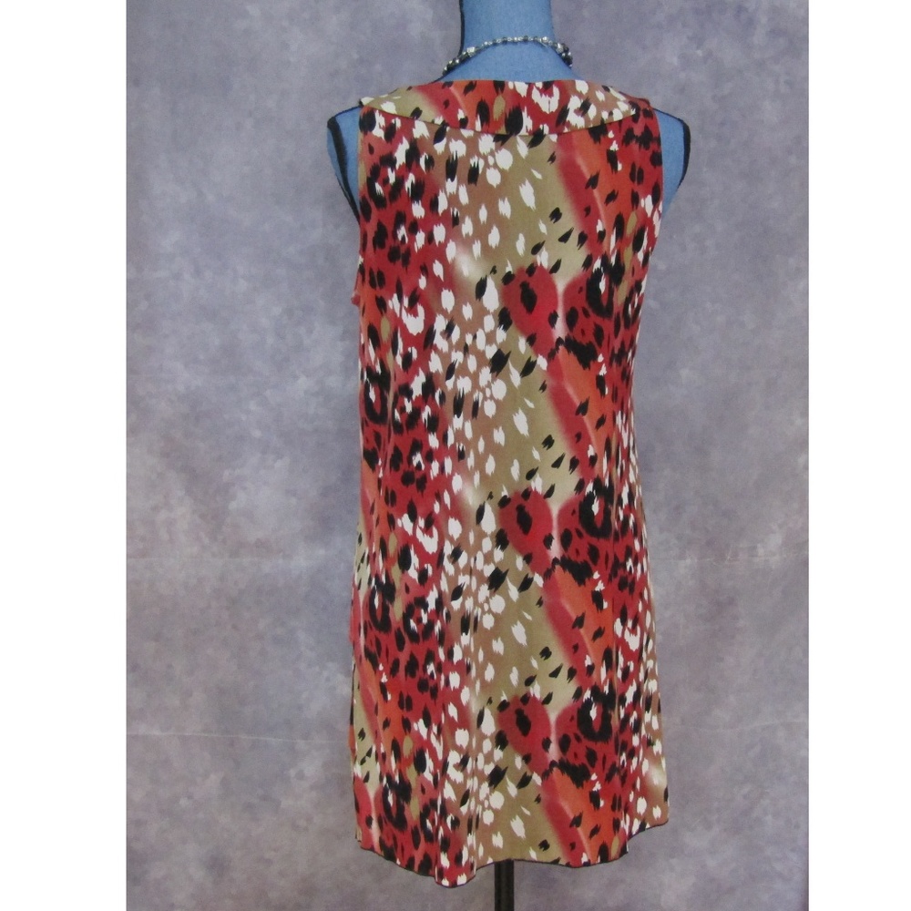 Style & Co. Tiered Splatter Print Dress Size S - Picture 3 of 4